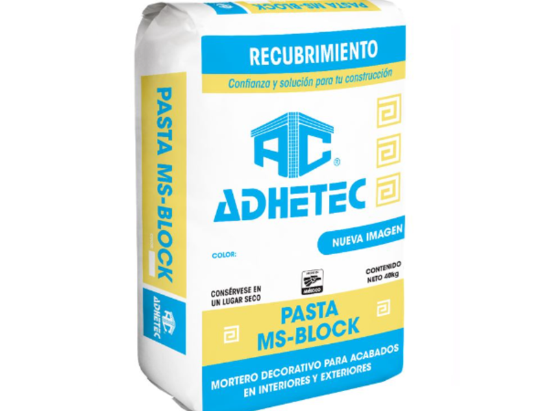 Recubrimiento Msblock Fina Adhetec Mexico Deposito Electrico Construex