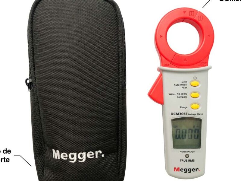Pinza amperimétrica de Fuga a Tierra MEGGER DCM305E