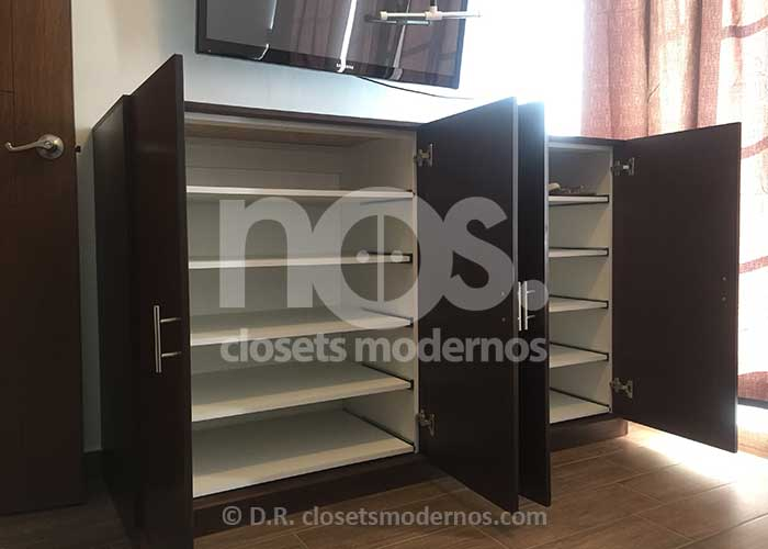 Adolescencia Monótono Plasticidad Zapateras CDMX : Closets Modernos | Construex