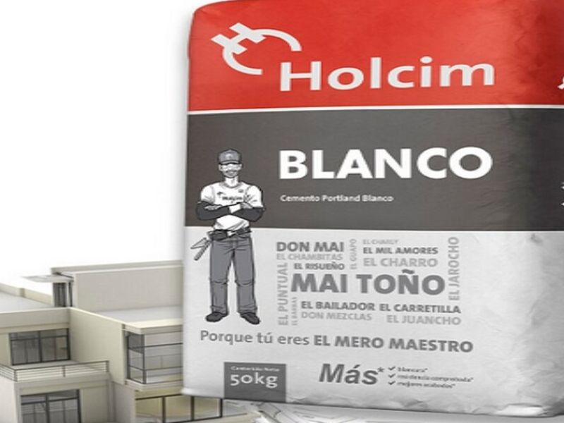 CEMENTO BLANCO HOLCIM 50 KG – Tu Compa