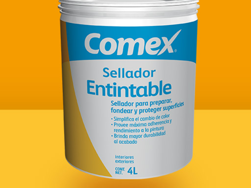 Sellador Entintable a base agua : COMEX PINTURAS | Construex