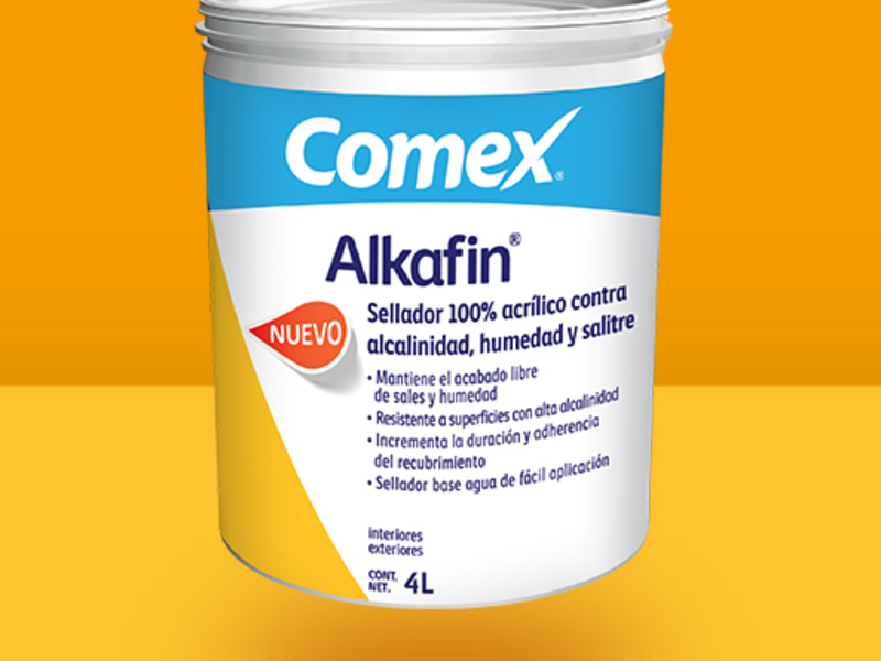 Sellador Alkafin a Base Agua : COMEX PINTURAS | Construex