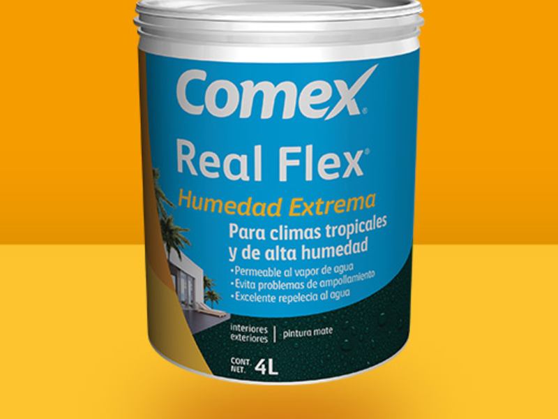 Pintura Real Flex Única Humedad Extrema : COMEX PINTURAS | Construex