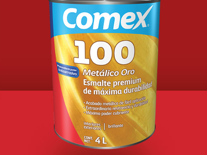 Comex 100 Metálico : COMEX PINTURAS | Construex