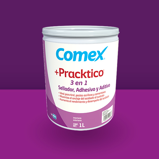 Sellador, Adhesivo y Aditivo Pracktico 3 en 1 : COMEX PINTURAS | Construex