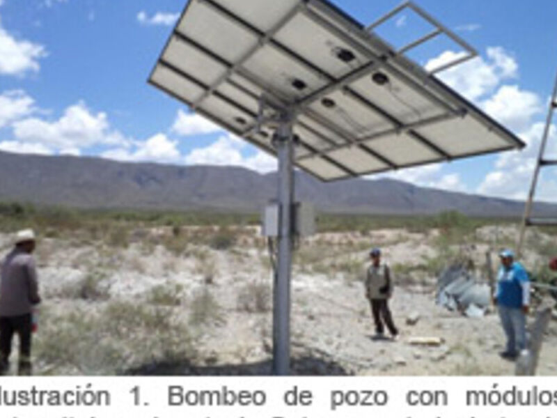 Bombeo de agua con energía solar