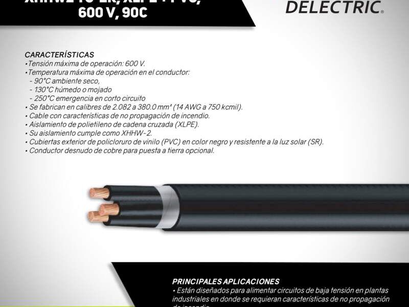 Cable De Cobre Multi Conductor Cdmx Delectric Construex 7934